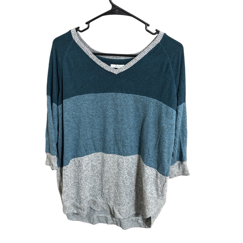 Women’s Maurice’s Quarter Sleeve Cotton Shirt Size L
